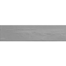 Carrelage mural Cosmopolitan - faïence texturée - décor mix gris mat - 10x40 cm