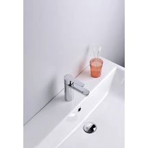 Mitigeur lavabo NEW DAY REGULAR chromé avec cartouche energy saving et vidage laiton réf. ND22551