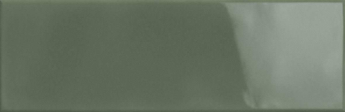 Faïence lisse Soho - vert brillant - 10x30 cm