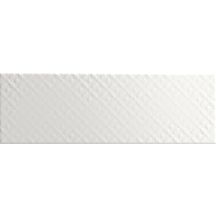 Carrelage mural faïence Soho - blanc mat décor Mix - 10x30 cm