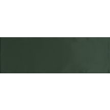 Faïence lisse Soho - vert anglais mat - 10x30 cm