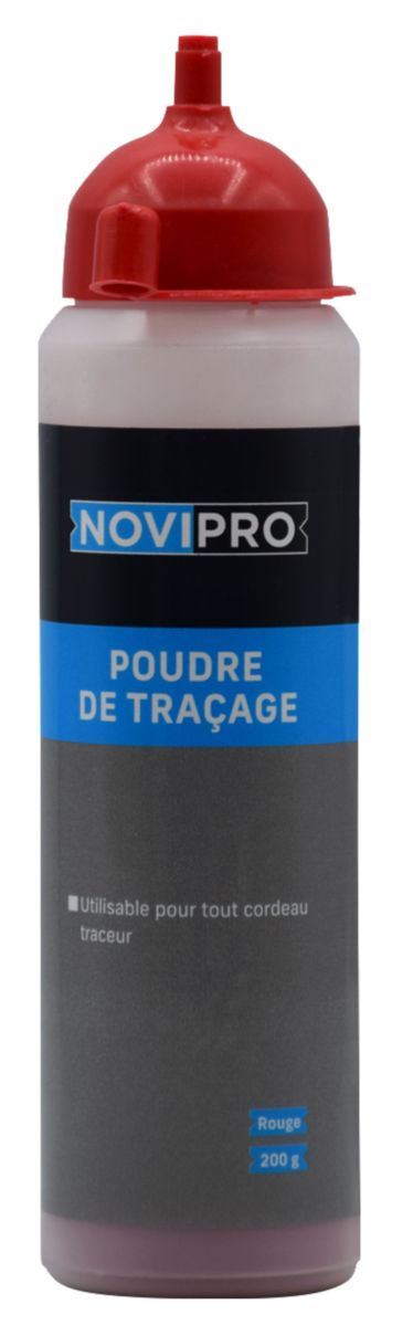 Poudre à tracer - rouge - biberon de 200 g