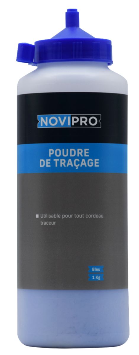 Poudre à tracer - bleu - biberon de 1 kg