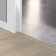 Profilé de finition MDF revêtu stratifié Incizo - chêne beige brossé - 13x48x2150 mm