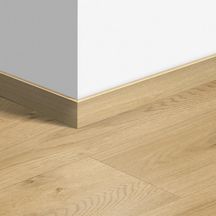 Plinthe vinyle LVT pour parquet 40018 - chêne flotté beige - L. 2,4 m - 12x58 mm