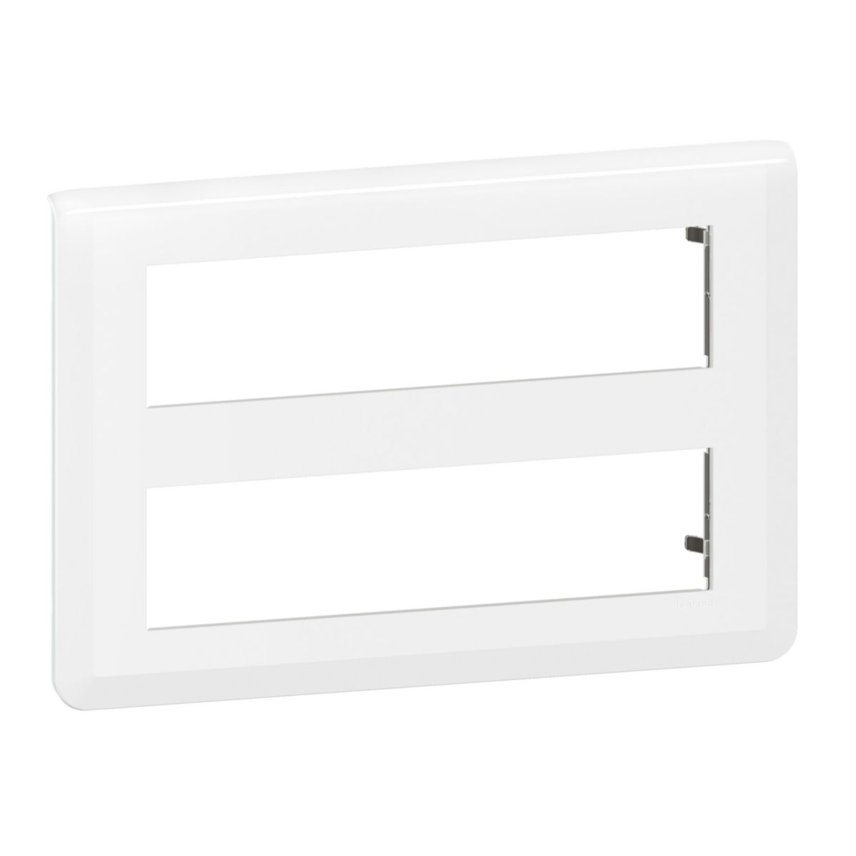 Plaque de finition Mosaic pour 2x8 modules - blanc