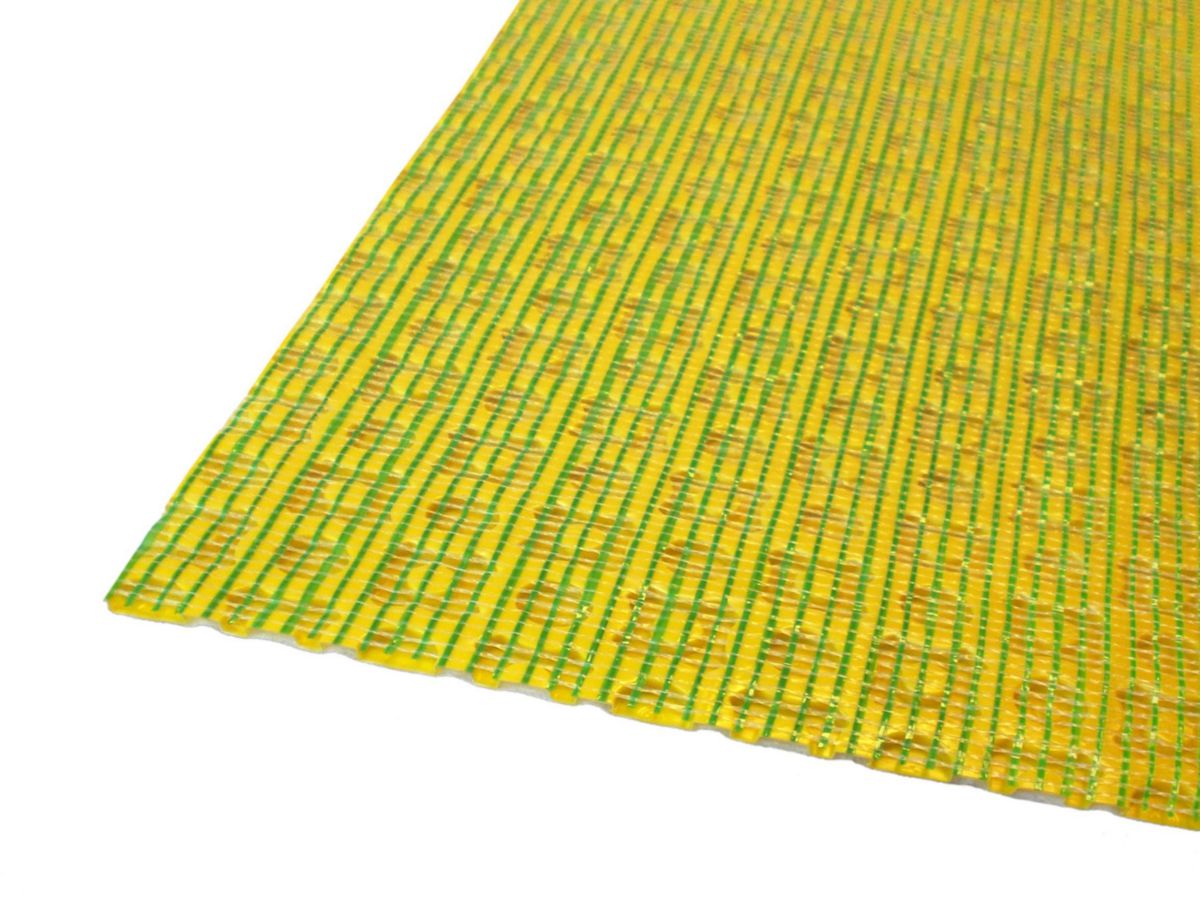 Natte d'étanchéité/désolidarisation sous carrelage Durabase CI++ - PP haute densité jaune - rouleau de 1x10 m (10 m²)