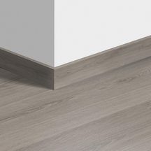 Plinthe vinyle LVT pour parquet 40237 - gris ramageux - L. 2,4 m - 12x58 mm