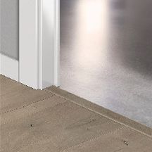 Profilé de finition pour sol stratifié Incizo - décor chêne patiné brun - 13x48x2150 mm