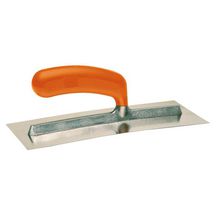 Platoir lame courbe avec poignée banane - inox - 28x12 cm