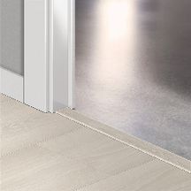 Profilé de finition pour sol stratifié Incizo - décor chêne blanc premium - 13x48x2150 mm