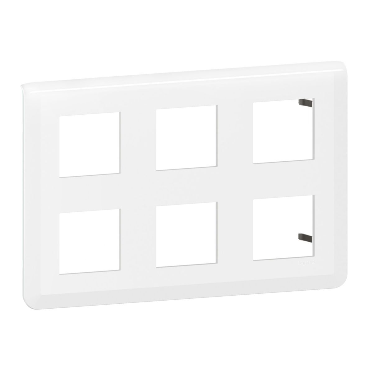 Plaque de finition Mosaic pour 2x3x2 modules - blanc