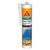 Sikaseal 163 silicone piscine et bassin - blanc cartouche 300ml Réf. 736735