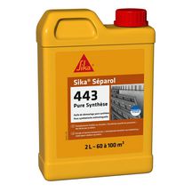 Agent de démoulage différé pour coffrage béton Sika Séparol-443 Pure Synthèse - bidon de 2 l