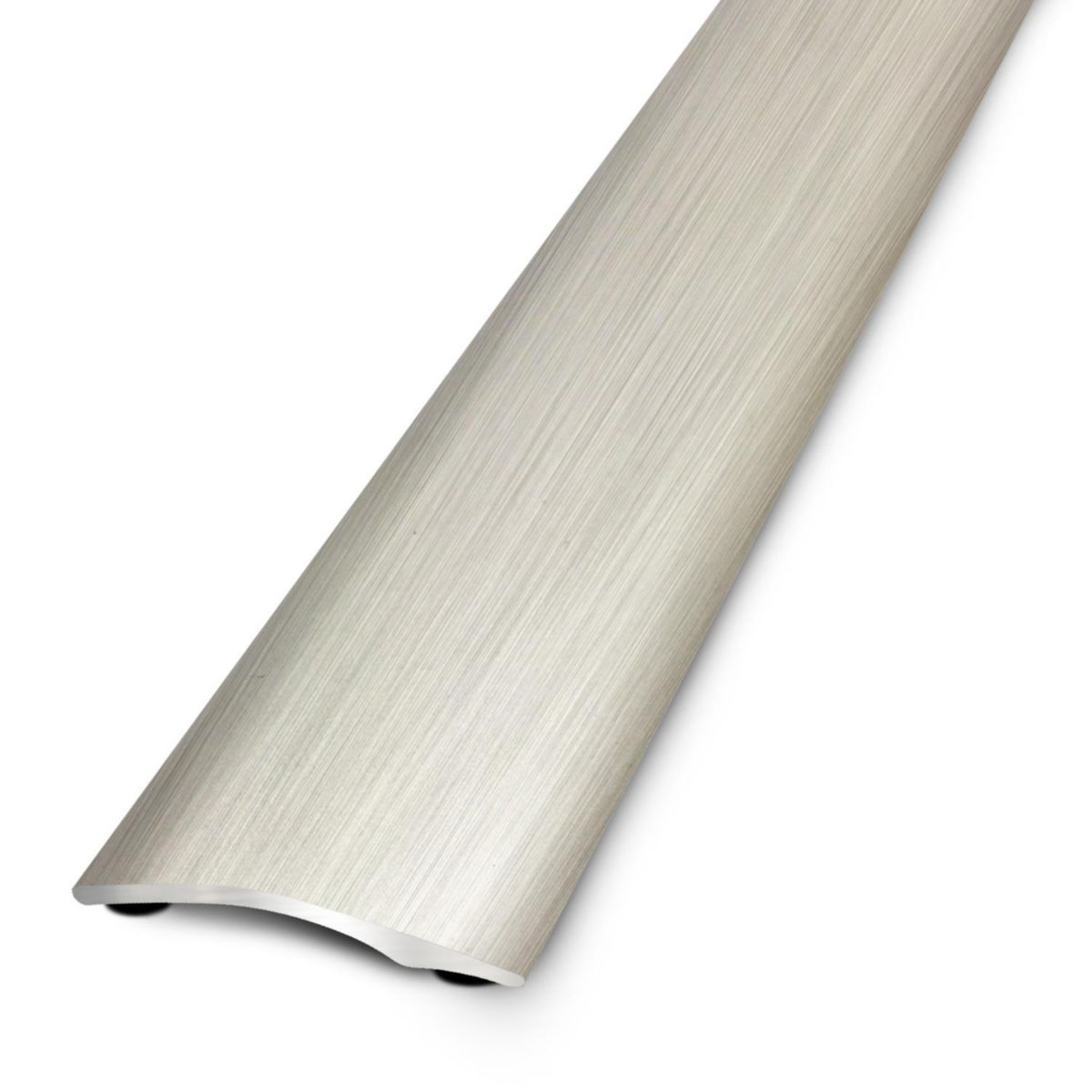 Barre de seuil adhésive 27 mm Butyle Presto Premium - aluminium anodisé brossé titane - H. 3,4 mm - 27x930 mm