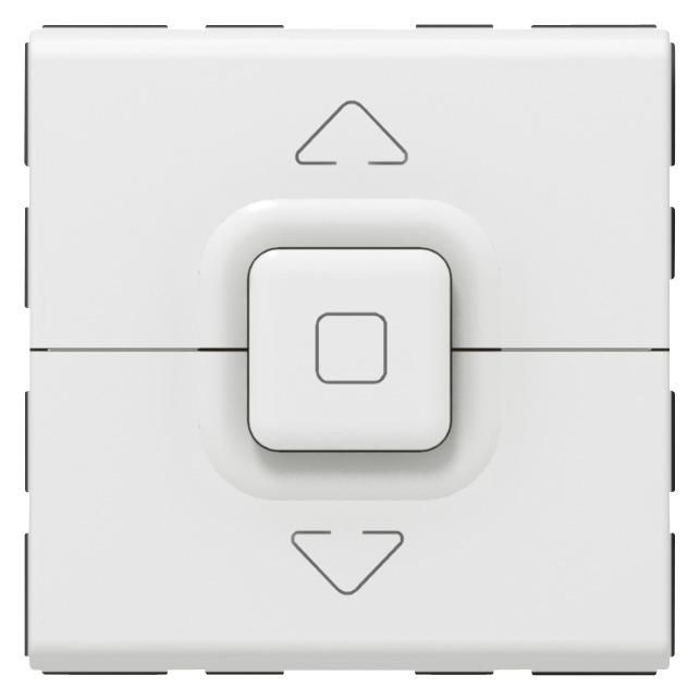 Interrupteur individuel de volets roulants Mosaic - 2 modules - Blanc. Legrand  Réf 099656