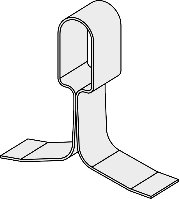 Cavalier CA111 pour dalle ép. 12 à 22 mm - boîte de 100 pcs