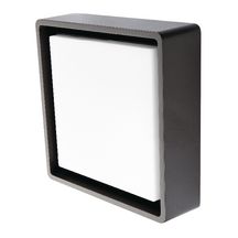 Applique LED Frame Square - polycarbonate graphite - intérieur et extérieur - 6 W - 3000 K