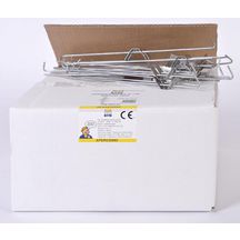 Suspente réglable rapide pour plafond suspendu - 300 à 600 mm - tige lisse Ø 4 mm - boîte de 100 pcs