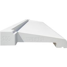 Appui de fenêtre/Seuil de porte 35 Opti'One - L.102,8 x l.35 x ép.5 cm - Monobloc - Blanc Tradition