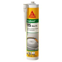 Colle d'agencement intérieur SikaBond-115 Déco Fix - blanc cassé - cartouche de 300 ml