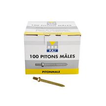 Piton de suspente mâle - L. 71 mm - boîte de 100 pcs