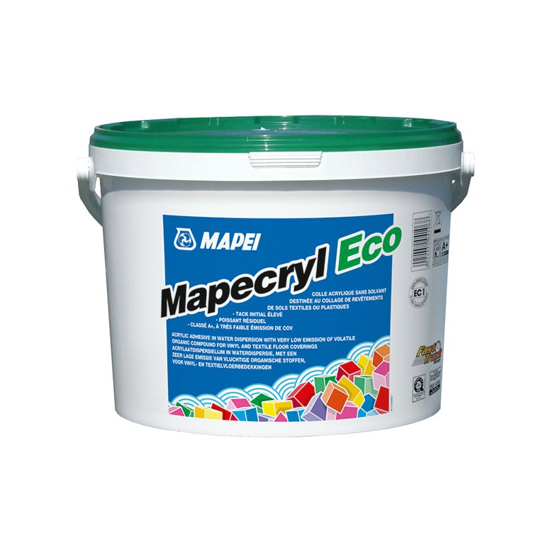 Colle acrylique Mapei Mapecryl Eco spécial chantier fût de 5kg 115805