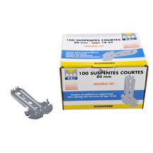 Suspente courte 45NT - pour fourrure 18-45 - L. 85 mm - boîte de 100 pcs