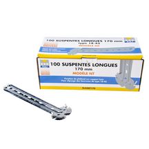 Suspente NT longue pour fourrure 18/45 - L. 170 mm - boîte de 100 pcs