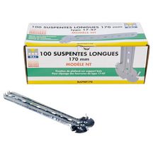 Suspente NT longue pour fourrure 17/47 - L. 170 mm - boîte de 100 pcs