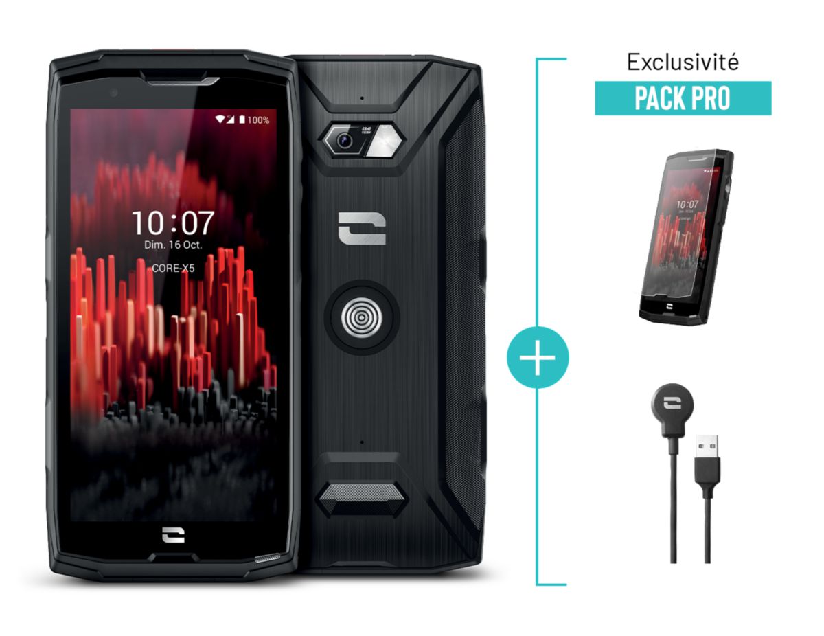 Smartphone CORE-X5 128 Go - Pack Pro (X-GLASS + X-CABLE inclus)