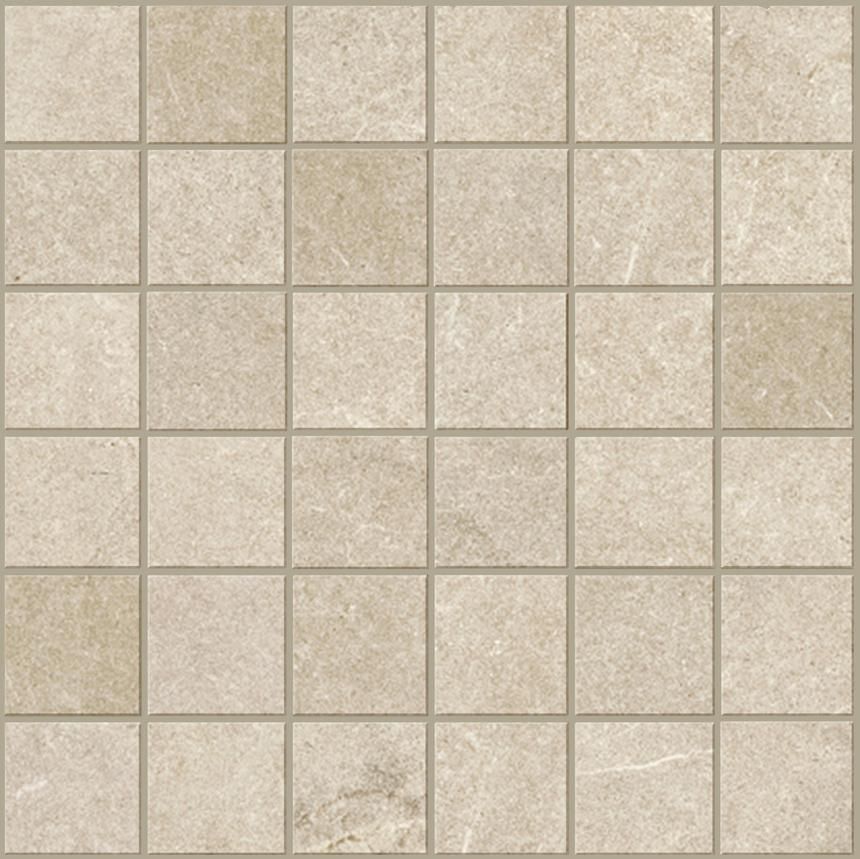 Mosaïque grès cérame Pietre Naturali - gerusalem stone - 4,7x4,7 cm - trame 30x30 cm