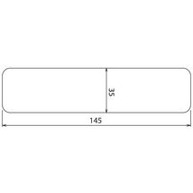 Lame de terrasse bois pin rouge du Nord Preserve - 1er choix qualité US - 2 faces lisses - classe 4 marron - 27x145 mm - L. 4,20 m