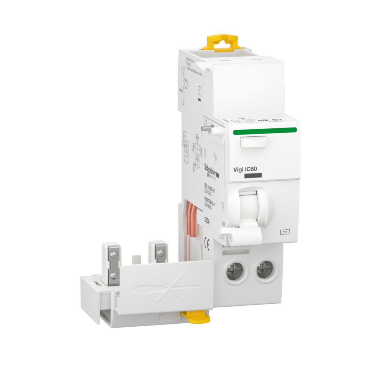 Bloc différentiel Acti 9 Vigi iC60 - 2P 25 A - sensibilité 300 mA - type AC