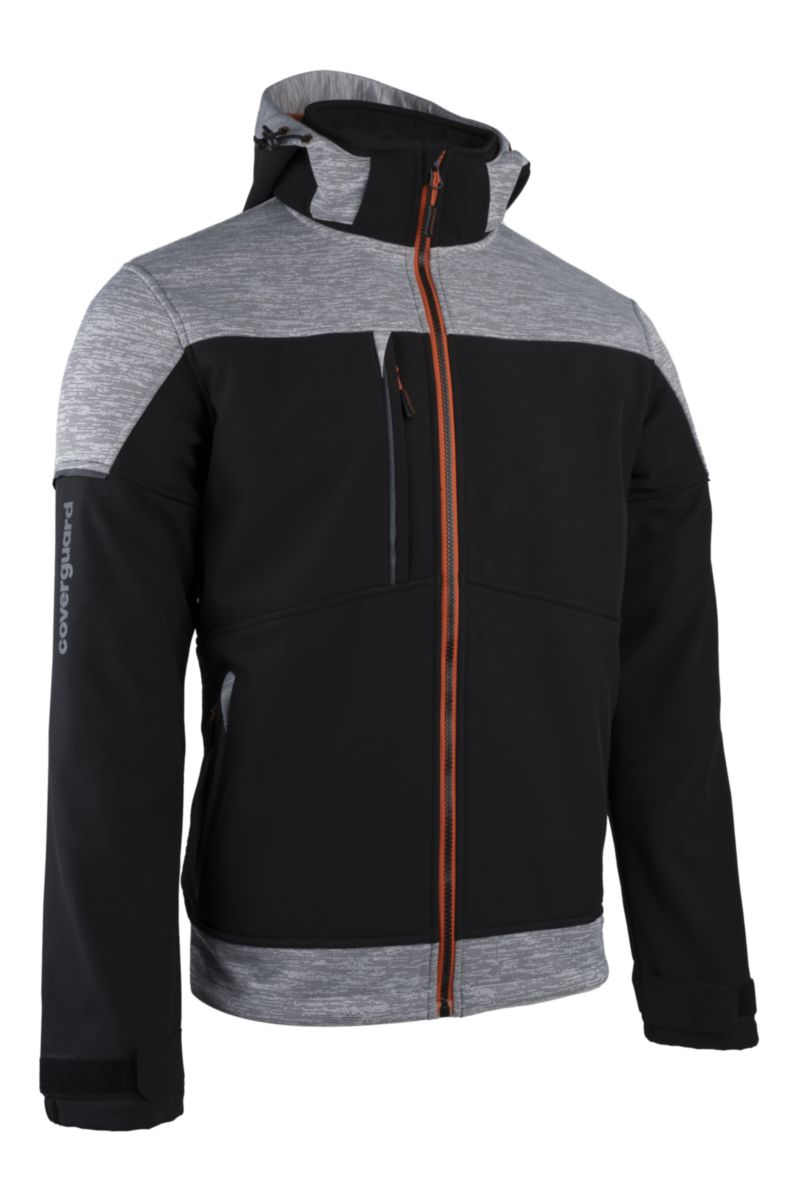 Veste Softshell Banjo - noir/orange - taille 2XL