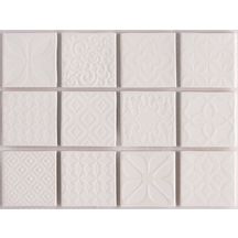 Faïence murale Urban Atelier Glam - branco décor - 10x10 cm