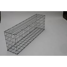 Gabion paysager - non monté, avec tirants - maille 5x10 cm - 150x50x30 cm