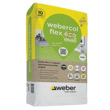 Colle pour carrelage webercol flex enaé - blanc - sac de 25 kg