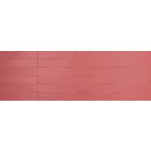 Faïence décor pour mur intérieur Liv'In - brick blush red rectifié - 30x90 cm