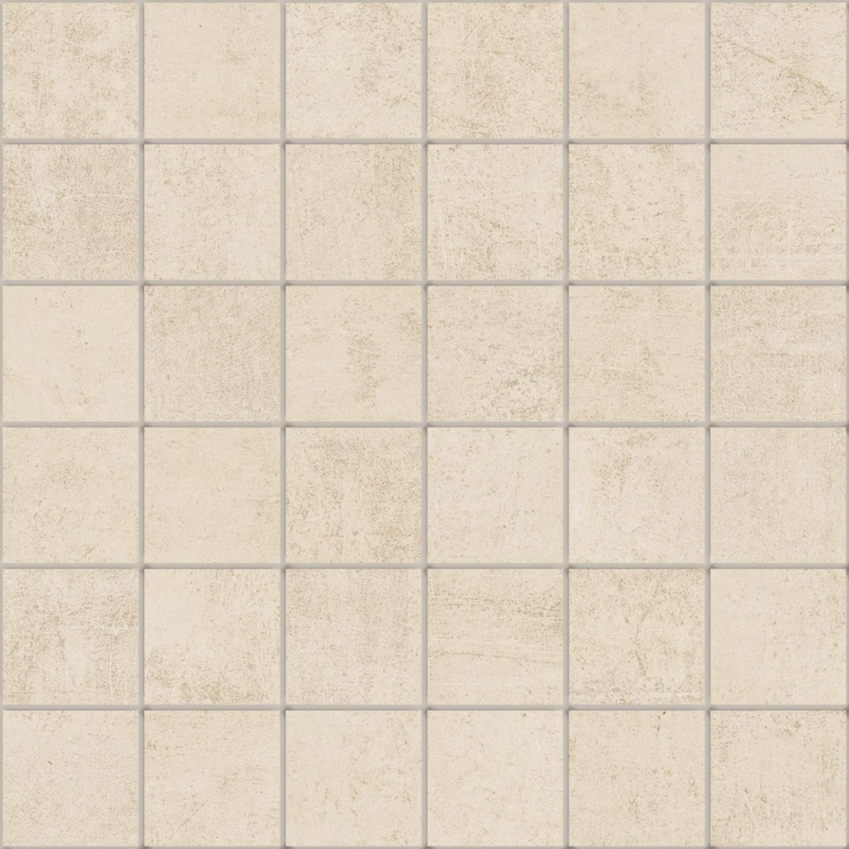 Mosaïque Graphis - grès cérame - beige - tesselles 4,7x4,7 cm - 30x30 cm