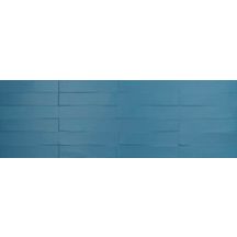 Faïence décor pour mur intérieur Liv'In - brick colonial blue rectifié - 30x90 cm