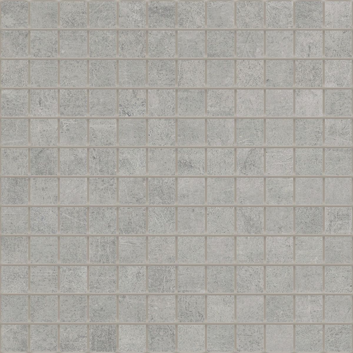 Mosaïque Graphis - grès cérame - ton grigio - tesselles 2,5x2,5 cm - 30x30 cm