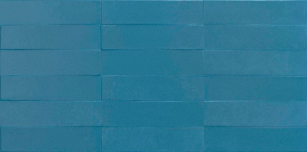 Faïence murale Liv'in - modèle Brick Colonial Blue - 30x60 cm - ép. 8,5 mm