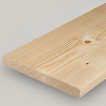 Planche épicéa du Nord 16% 4 arrondis choix US2 non rainé en bout 21x170x4500mm PICEA G4R00