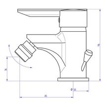 Mamelon double mâle égal - laiton chromé - 15x21 mm - lien 1 pc