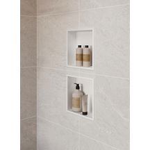 Niche murale XTRASTORIS ORIGINAL 300/300/70 avec cadre intégré, Blanc mat