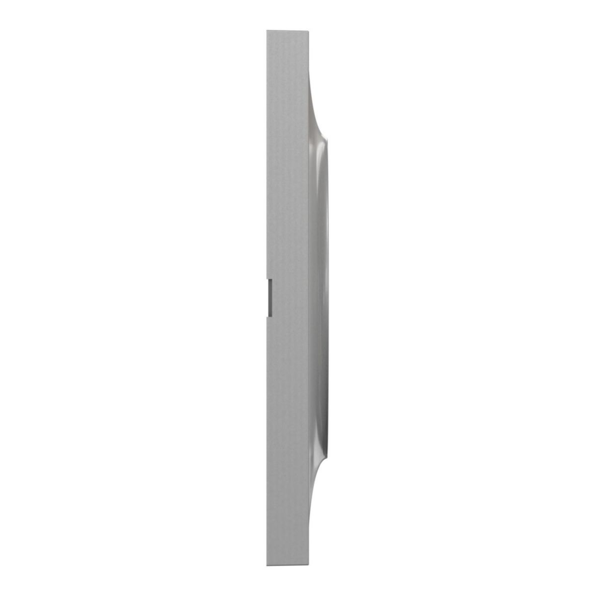 Plaque de finition simple Odace - aluminium