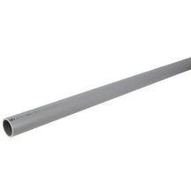 Tube d'évacuation - PVC gris - ép. 3 mm - Ø 40 mm - L. 2 m