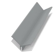 Coin intérieur pour bardage Pro - PVC gris - L. 3 m