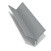 Coin intérieur pour bardage Pro - PVC gris - L. 3 m